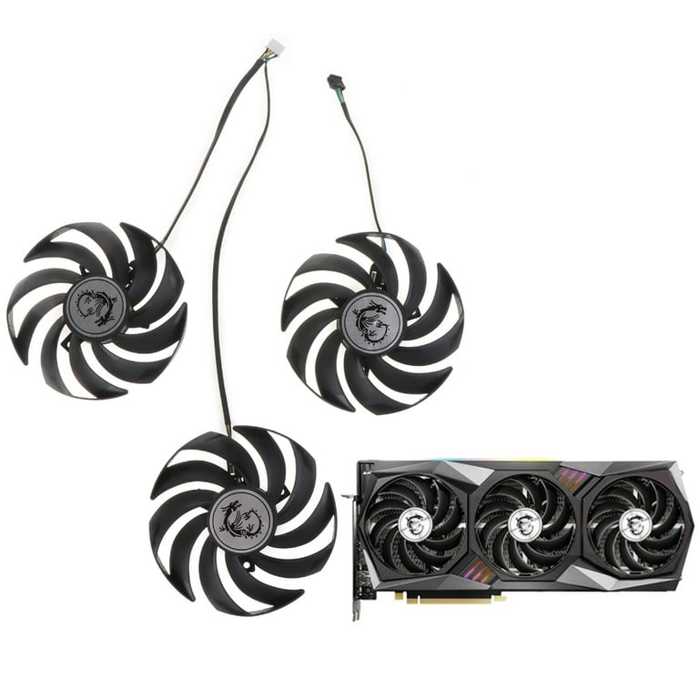 TINYSOME 90mm PLD09210S12HH 4Pin Graphics Card Fan For MSI Radeon