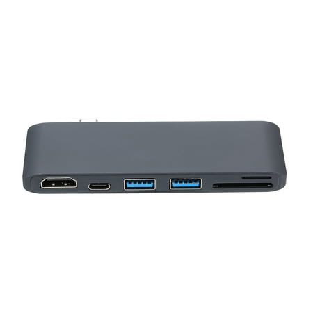TYPE-C USB 3.0 Hub to 4K*2K 30Hz HD Charging SD/TF Card Reader Adapter For MacBook Pro (Best Hd Camcorder For Mac)