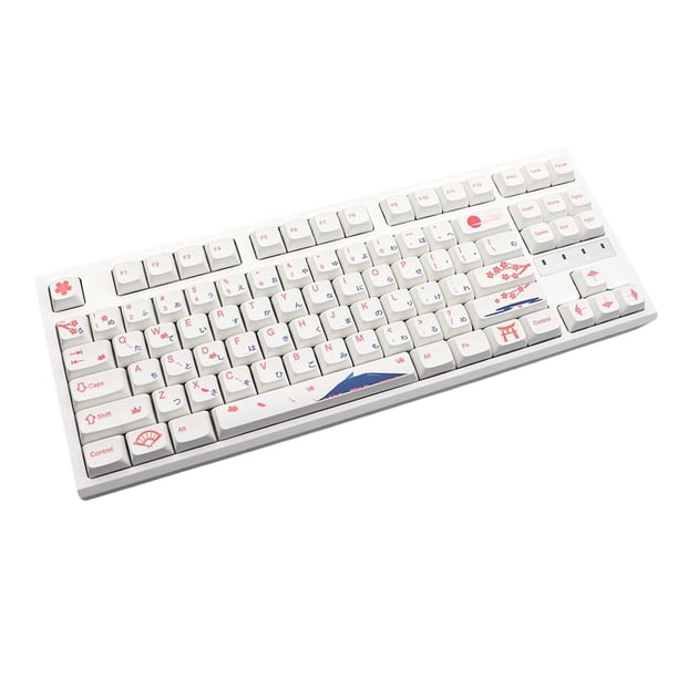 130 PBT Xda Sakura temático mecánicos 61 64 68 87 piezas de repuesto reempza accesorios japonés Yotijar Teclas de teclado