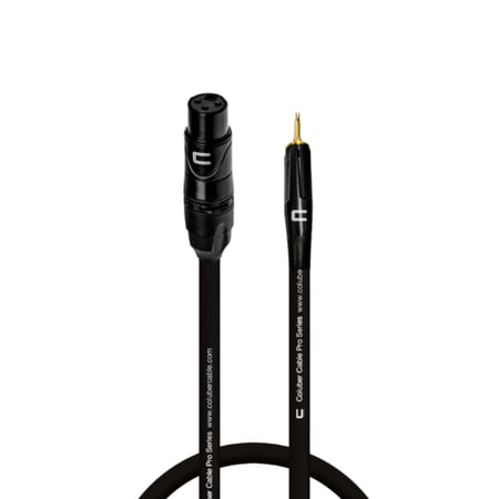 Coluber Cable Unbalanced XLR Female Cable to 3.5 TS Male - 3-Pin Connector