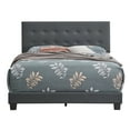 DeeHome Glory Furniture Caldwell G1306QBUP Queen Bed , DARK GREY