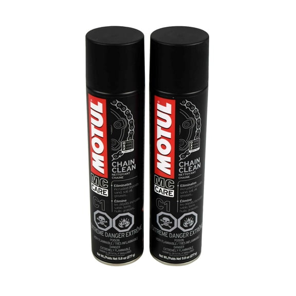 Motul 103243 C1 Chain Cleaner, 9.8 oz - 2 pck