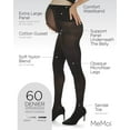 thumbnail image 3 of Women's MeMoi MA-404 Maternity Microfiber Opaque Tights (Black S/M), 3 of 12
