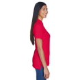 thumbnail image 3 of UltraClub Ladies' Classic Pique Cotton Polo, Red, 2XL, 3 of 3