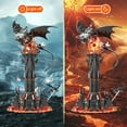 thumbnail image 3 of QDS Magic Rings Dark Tower & Fell Beast Building Set Lord Castle Architecture with Light 997 Piece Collectible 1 Pack for Adults, 3 of 6