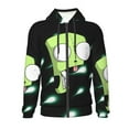 thumbnail image 7 of Invader Zim Teen Sweatshirts Hoodies Youth Hooded Hoody Fashion Zipper Coat For Boys And Girls, 7 of 7