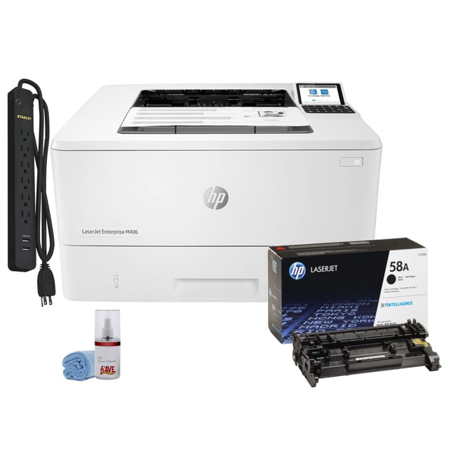 HP LaserJet Pro M406dn Imprimante Monochrome pour Entreprises, Ensemble Prêt pour le Réseau Ethernet