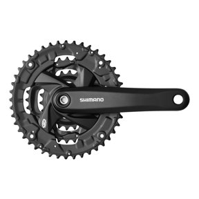 Shimano Claris FC-R2000 Crankset - 175mm, 50/34t, 8-Speed, Hollowtech II, Black