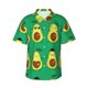 thumbnail image 1 of Balery Cartoon Fruit 1 Camisas hawaianas de manga corta para hombre, camisas playeras de corte holgado, camisas de vacaciones con botones,3X-Large, 1 of 7