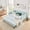 Cyan + MDF, variant on Full‑Size Daybed, Gingham Upholstered 3‑in‑1 Versatile Convertible Sofa Bed with Pull‑Out Trundle & Side Storage Pockets, Ideal for Multiple Room Layouts and Small‑Space Living-Green