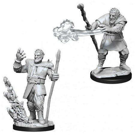 WizKids WZK90013 Dungeons & Dragons Nolzurs Marvelous Unpainted Male Firbolg Druid W11 Miniature