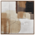 thumbnail image 1 of Bouclair Cream Abstract Framed Art 40 X 40 in (101.6 X 101.6 cm), 1 of 3