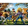 thumbnail image 2 of Fall Football - 500 Piece Boardwalk Jigsaw Puzzle, 2 of 5