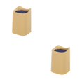 thumbnail image 3 of Matsuzay Contenedor circular para almacenamiento de oficina Cubierta abatible flexible Construcción robusta y duradera y solo el tubo interior Cubierta de batido amarilla 2Conjunto, 3 of 6