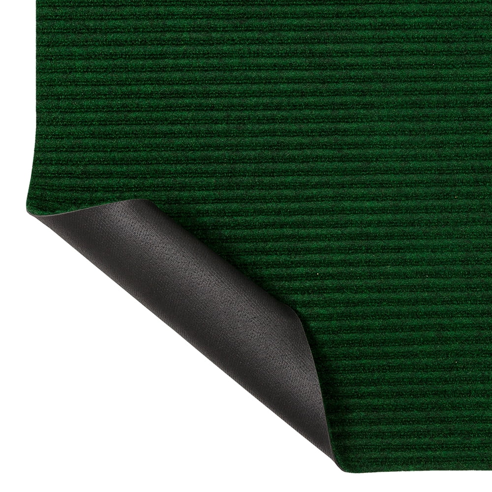 Mohawk Home All Purpose Low Pile Non-Slip Indoor/Outdoor Stain/Fade Resistant Ribbed Mat, Green, 2' x 3'