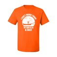 thumbnail image 2 of Wild Bobby,I Can't Work Today My Arm is in Cast, Father's Day, Men Graphic Tees, Orange, 4XL, 2 of 3