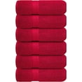 thumbnail image 3 of Infinitee Xclusives Premium Hand Towels - 100% Cotton - Red Hand Towels | 16x28 Inch | Pack of 6, 3 of 8