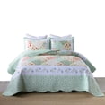 thumbnail image 2 of 3 Piece Quilt Set Lightweight Bedspread Set B014, 2 of 10