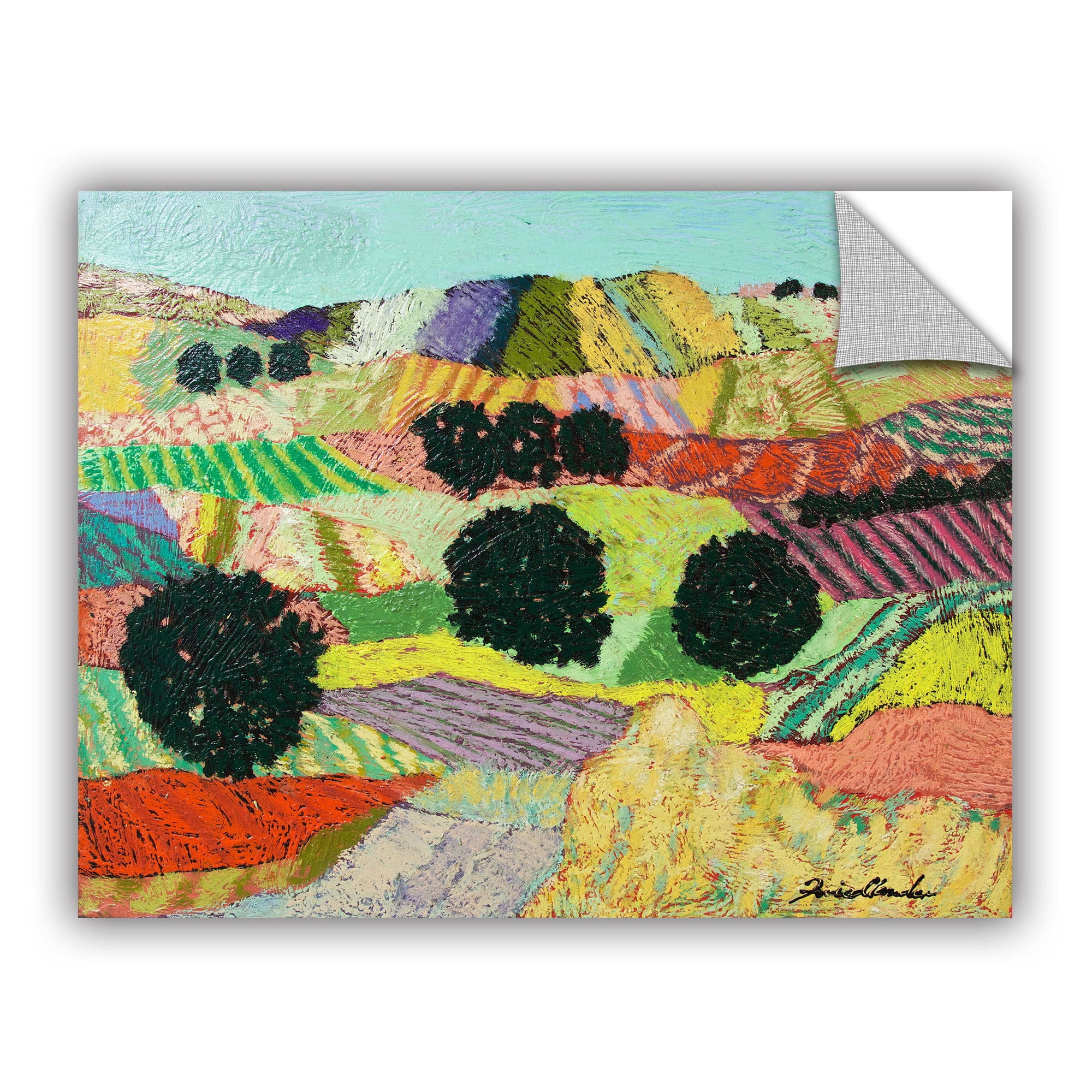 ArtAppealz Allan Friedlander "Crystal Mountain" Removable Wall Art