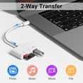 thumbnail image 6 of Duomigo 3-in-1 USB C SD Card Reader Adapter with USB Port, SD & Micro SD TF Memory Card Reader, OTG Camera Adapter Compatible with iPhone 15/16, iPad, MacBook, Android Phones, Laptop, 6 of 8