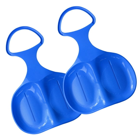 KALLORY 2-Pack Beginner Snowboard HDPE Portable Lightweight Snow Board for Kids and Adults Outdoor Winter Sports