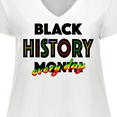 thumbnail image 4 of Inktastic Black History Month Every Day Women's Plus Size V-Neck T-Shirt, 4 of 5