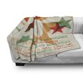 thumbnail image 3 of 40th Birthday Soft Flannel Fleece Throw Blanket, Happy Birthday from All over the World in Different Languages Retro Style, Cozy Plush for Indoor and Outdoor Use, 60" x 80", Multicolor, by Ambesonne, 3 of 6