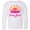 AA-White, variant on Inktastic Summer Enjoy the Sunshine Cocoa Beach Florida in Pink Long Sleeve Youth T-Shirt