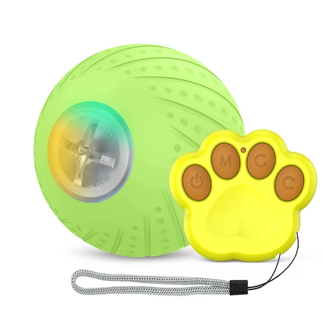 Pet Toy Remote-control Ball Two Working Modes Low Noise Design Long Battery Life Safe Material Automatic Obstacle Avoidance Interactive Dog Toys Jolly Ball Herding Ball for Dogs Cat Ball