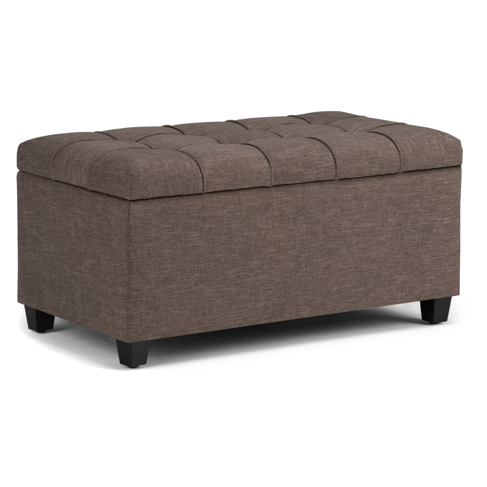Simpli Home Sienna Storage Ottoman Bench