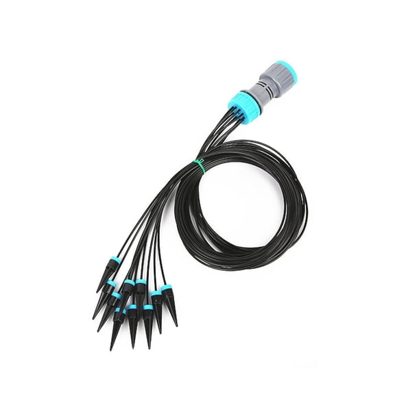Drip Irrigation Kit, Plant Watering Devices Gardening Irrigation System Plant Watering Devices with 10 Dripper Head Kit for Garden Lawn