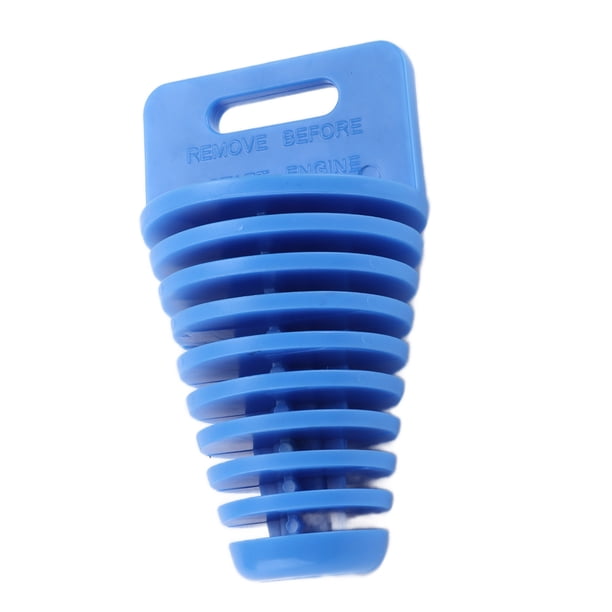 Tapón De Tubo De Escape, Tapón De Lavado De Silenciador De Goma Azul Anticorrosión Impermeable Para ATV QUAD Para Motocicleta De 2/4 Tiempos