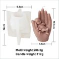 thumbnail image 3 of Sleeping Baby Candle Silicone Mold Baby in Hand Candle Resin Mould for DIY Candle Making Chocolate Home Table Decoration, 3 of 4