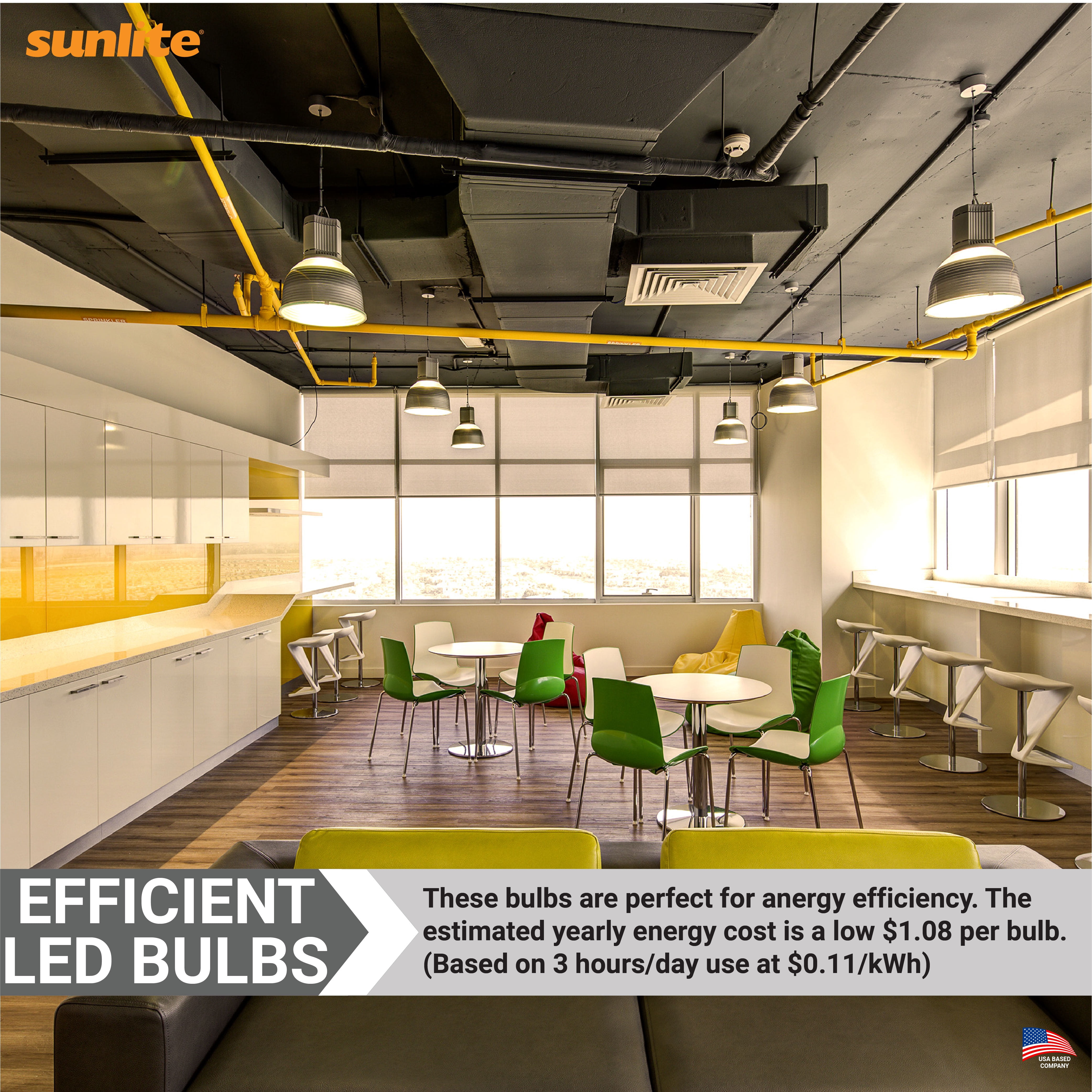 Sunlite LED A19 Light Bulb, 9 Watts (60W Equivalent), 810 Lumens, Medium E26 Base, 100-240 Multi-Volt, Non-Dimmable, Frost Glass, 3000K Warm White, 6 Pack