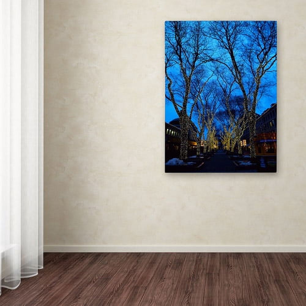 Trademark Fine Art "Boston 2" Canvas Art by CATeyes