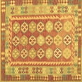 thumbnail image 1 of Ahgly Company Indoor Square Oriental Brown Traditional Area Rugs, 5' Square, 1 of 4