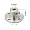 thumbnail image 3 of Acoplador de eje de motor con brida rígida de 3.17 mm H12*D10 2 PCS para piezas DIY, 3 of 4