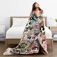 thumbnail image 5 of The Powerpuff Girls Bed Blanket Air Conditioner Quilt Ultra Soft Flannel Blanket All Season Fuzzy Blanket Reversible Fluffy Plush Blanket 80"X60", 5 of 8