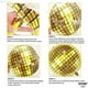 thumbnail image 5 of Globos con forma de bola de discoteca Katchon Big Gold de 22 pulgadas, paquete de 6, 5 of 9