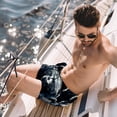 thumbnail image 2 of luoweisi Men's Beach Shorts Quick Dry Swim Trunks with Mesh Lining Bear L, 2 of 5