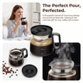 thumbnail image 4 of 16 Oz Coffee Pot Mug,Mini Coffee Pot Cup,with Spill Proof Lid Heatproof Glass Mug Large Capacity ideal Gift for Coffee Lovers (1pcs), 4 of 5