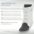 thumbnail image 6 of Swede-O Easy Lok Quick Strap, Reinforced Ankle Brace for Sports- White, Large, 6 of 7