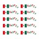 thumbnail image 1 of Set de tatuajes temporales con la bandera de México, 30 unidades, para la fiesta de la Copa Mundial, 1 of 7