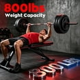 thumbnail image 6 of Yagud   Weight Bench Press for Home Gym, Strength Training Adjustable Workout Benches for Full Body, Gym Benches for Incline Decline Exercise, 6 of 6