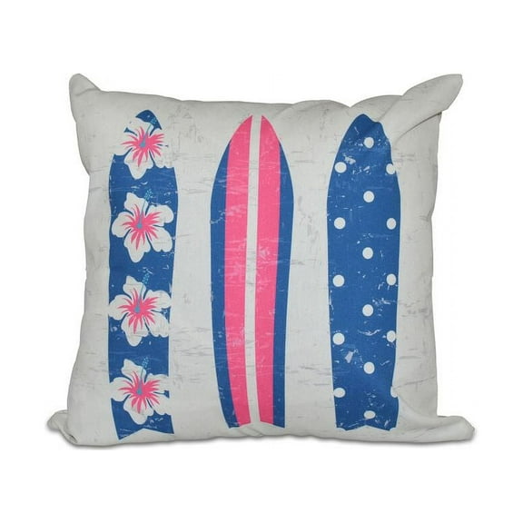 Simply Daisy 16" x 16" Triple Surf Geometric Print Pillow