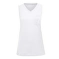 thumbnail image 6 of WTXUE Tank Tops Sleeveless, Scoop Neck Tees for Women Top V-Neck Outdoor Causal T-shirt Workwear for Women White XXL, 6 of 8