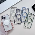 thumbnail image 4 of SaniMore Designed for iPhone 16 Pro Clear Case, Support Mag-Safe Wireless Charging Shockproof Transparent Powerful Magnetic All-Round Protection Phone Case for iPhone 16 Pro, Lightgreen, 4 of 7