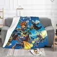 thumbnail image 2 of Skylanders Ultra-Soft Micro Fleece Blanket Cozy Blanket Thick Warm Plush Throw Blanket Sofa Cushion, 2 of 9