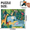 thumbnail image 3 of MJSHUN Puzzles for Kids Ages 4-8, 3-5 Puzzle for Kids Set 180 Piece Jungle Animals Puzzles for Toddler 4-6,Floor Puzzle Age 5-7 Children Learning Preschool Educational Puzzles Toys for Boys and Girls, 3 of 10