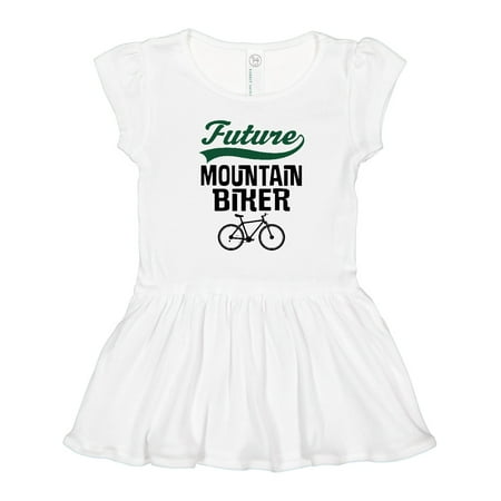 

Inktastic Biking Future Mountain Biker Girls Toddler Dress